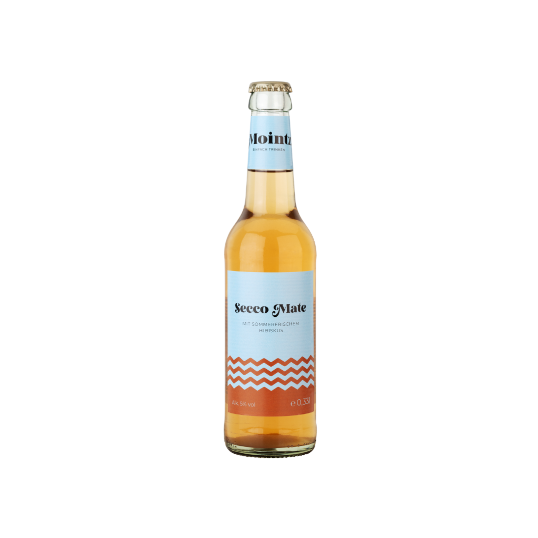 Mointz Secco Mate - mit sommerfrischem Hibiskus (0,33l)