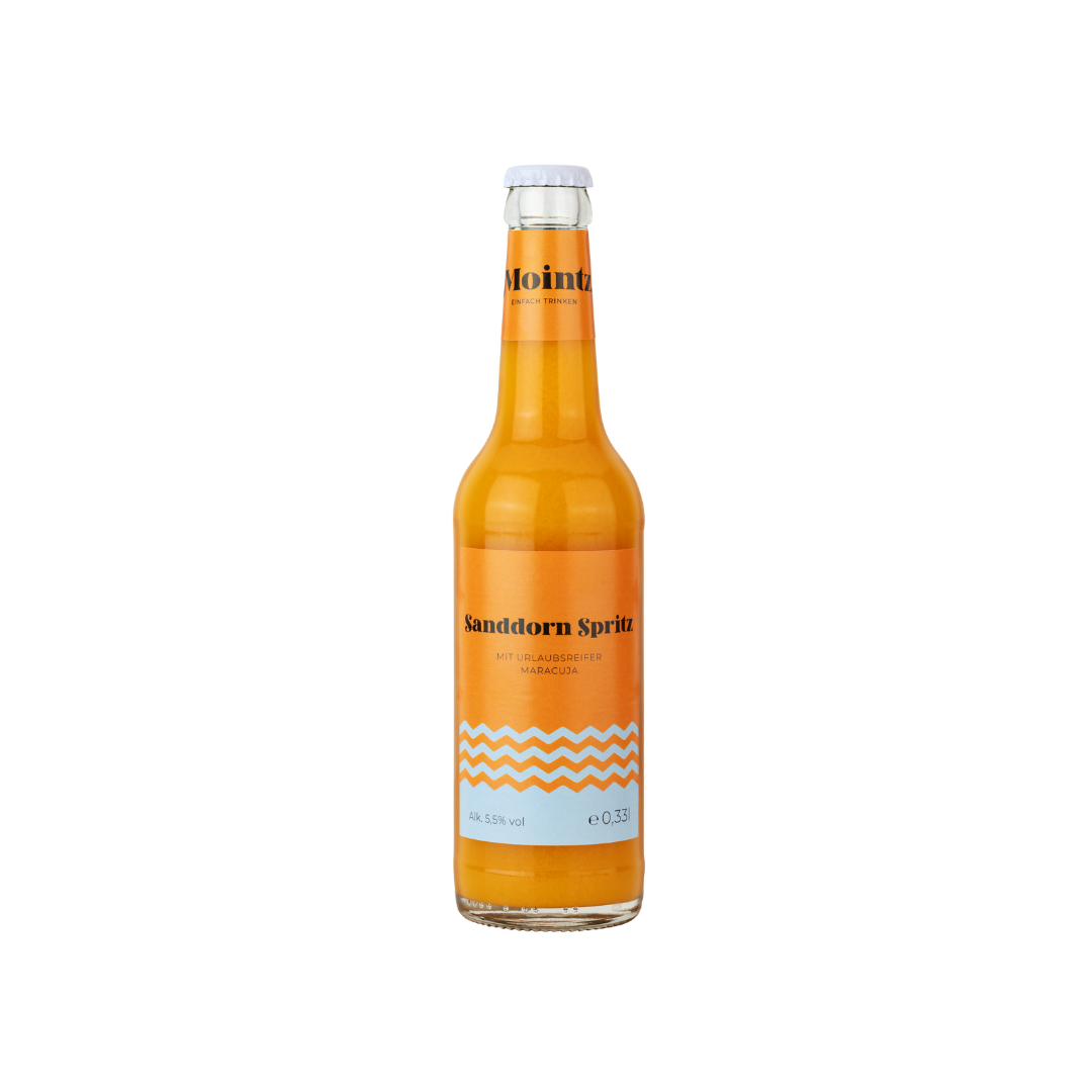 Mointz Sanddorn-Spritz - mit urlaubsreifer Maracuja (0,33l)